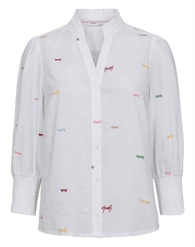 Nümph - NUJoya Skjorte - Bright White